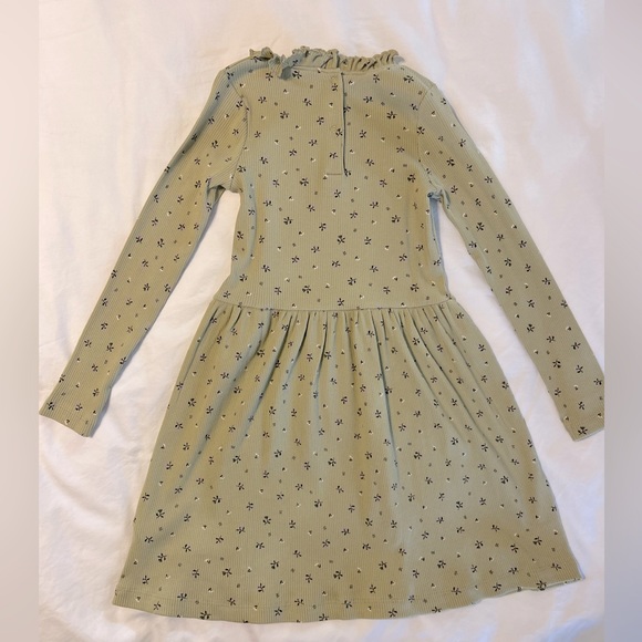 Minymo NWOT Floral Ribbed Dress Ribbed Twirl Skirt - Picture 2 of 6